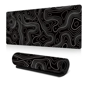 Abstract Desk Fluid Art Corrugated Mouse Pad