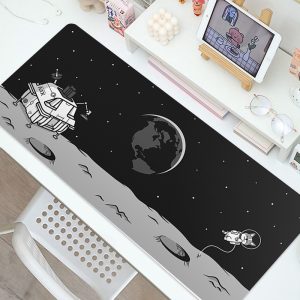 Fashion Simple Extra Long Printed Mouse Keyboard Desk Pad