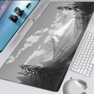 Landscape Pattern Office Keyboard Mouse Desk Pad