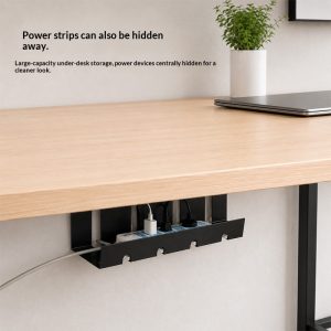 Data Cable And Power Strip Storage Organizer Rack
