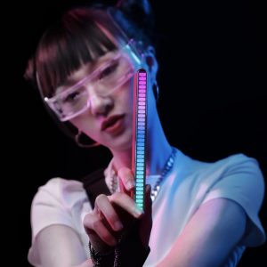Double-sided Sound Pickup Ambient Light USB Desktop