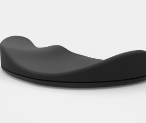 Silicone Non-slip Streamlined Wrist Rest Ergonomic Mouse Pad