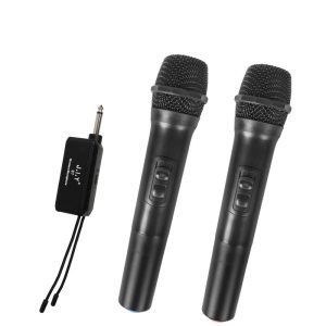 Wireless Microphone One With Two Dynamic Microphone Home Conference