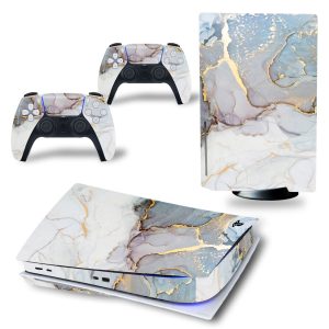 New White Playstation 5 Stickers Vinyl Decals PS5 Disk Skins Console…