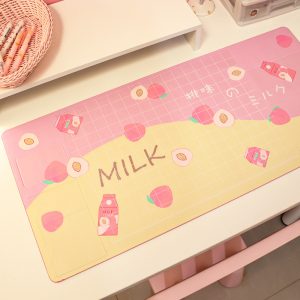 Cute Girl Ins Wind Resistant Table Mat Creative Student Writing Desk Mat