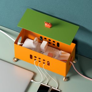 Creative Cartoon Big Feet Power Socket Data Cable Wire Storage Box Stylish…