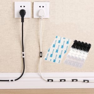 Wire Storage Cable Organizer Office Desk Finishing Line Fixing Clip…