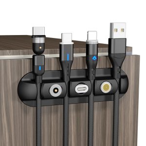 Desktop Charging Magnetic Data Cable Organizer Soft Plastic Creative Gift…