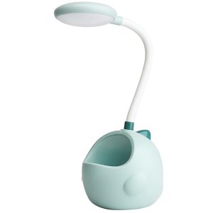 Cartoon Dinosaur Pen Holder Desk Lamp Creative Foldable Learning Reading…
