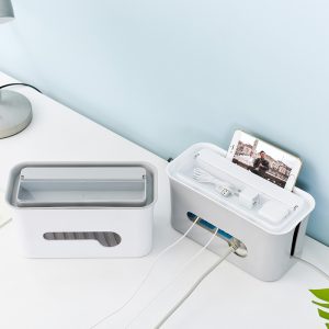 Creative Fashion Wire Storage Box, Charging Cable Row Plug Storage Box,…