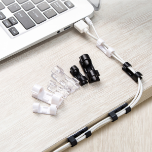 Data Cable Storage Buckle Cable Organizer Wall Sticker