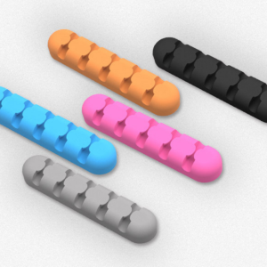 Desktop Data Cable Storage Finishing Multi-card Position Buckle Silicone…