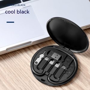 Portable Multifunction Data Cable Digital Storage Box Data Cable 60W Fast…