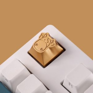 CNC Aluminum Oxide Mechanical Keyboard Metal Keycaps