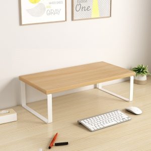 Wooden Monitor Riser Base Stand Pad Organizer