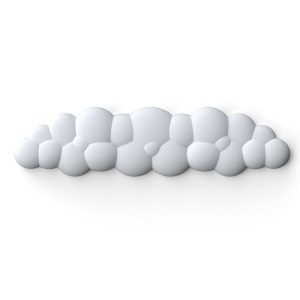 Cloud Keyboard Hand Wrist Rest Memory Foam Silicone Leather Mouse Pad…