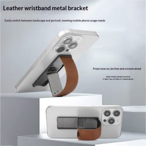 Phone Wrist Strap Holder With Back Adhesive Foldable For Desk Use