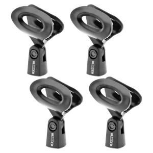 5 Core Mic Clips For Stands 4Pcs Microphone Clip Holder Universal…