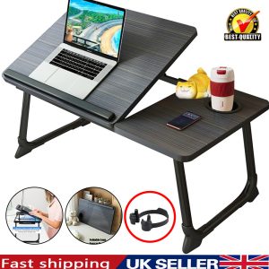 Folding Laptop Table Stand Bed Tray Sofa Lap Breakfast Portable Computer…