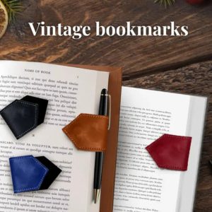 Diamond Shaped Book Headphone Cable Organizer Magnetic Bookmark