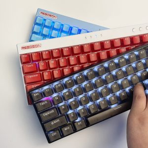 Transparent Two-color Mechanical Keyboard Translucent Keycaps