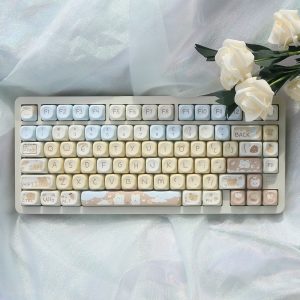 Milk Tea Little Bear Mechanical Keyboard Keycaps