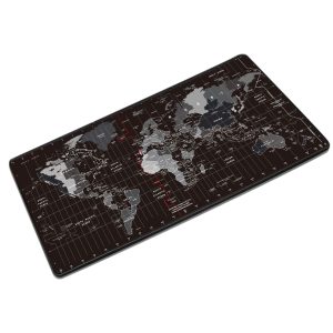Map Large Size Thickened Lengthened Non-slip Mouse Pad