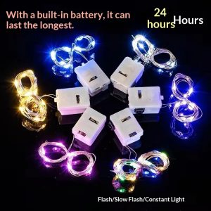 LED Small White-box Light Strip With Copper-wire String Lights