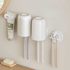 Toothbrush Holder,Wall Mounted Toothbrush Holder