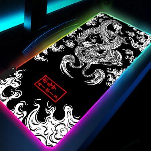 LED Luminous Mouse Pad Super Large Country Tide Dragon