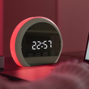 Clock Bedside Ambient Light Minute Surface
