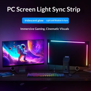 Iridescent Computer Ambient Lighting LED Multicolor Light Strip