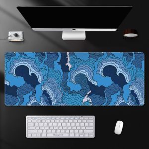 Black Red Mouse Pad XXL Black Personality Fashion Mouse Art Pad Notebook…
