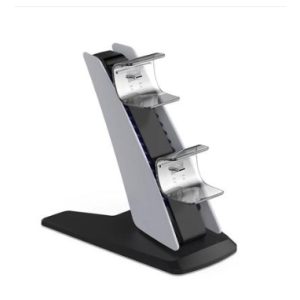 PS5 Wireless Dual Controller Charging Dock With Blue Light