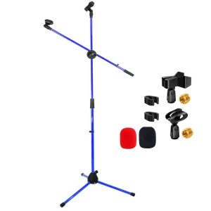 5 Core Mic Stand Floor Height Adjustable Tripod Microphone Stands w…