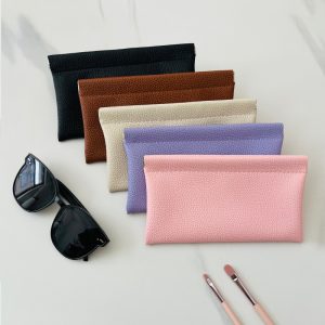 Solid-color Long Automatic-closure Data Cable Organizer Bag