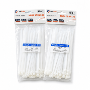 Nylon Cable Ties Self-locking White Cable Management Fixing Straps…