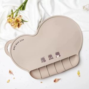 Children Waterproof Bib Silicone Desk Mat
