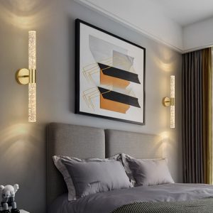 Light Luxury Bubble Strip Wall Lamp Modern Hotel Aisle