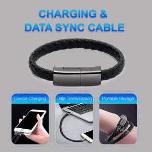 New Bracelet Charger USB Charging Cable Data Charging Cord For IPhone14 13…