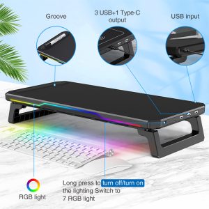 Laptop Neck-support Monitor RGB Stand