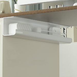 Cable Management Rack Punch-free Storage Box Computer Desk Bottom Wire…