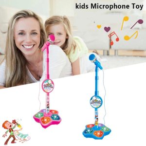 Children’s Microphone Toy Super Cool 5 Lights Boys And Girls Microphone…