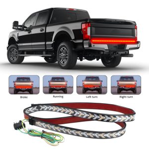 LED Pickup Truck Two-color Turn Signal Strip Driving Warning Happy Horse…