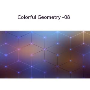 Geometric Internet Cafe Games Desk Mat