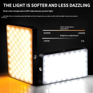 RGB Color Live-streaming LED Fill Light For Photography