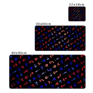 All Black Extended Super Long Mouse Pad