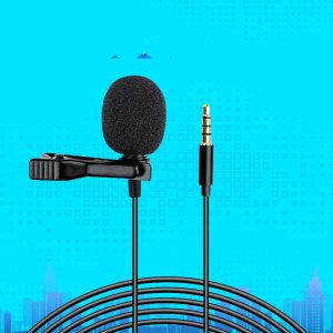 Collar Clip Microphone Mobile Phone Recording Microphone Portable…